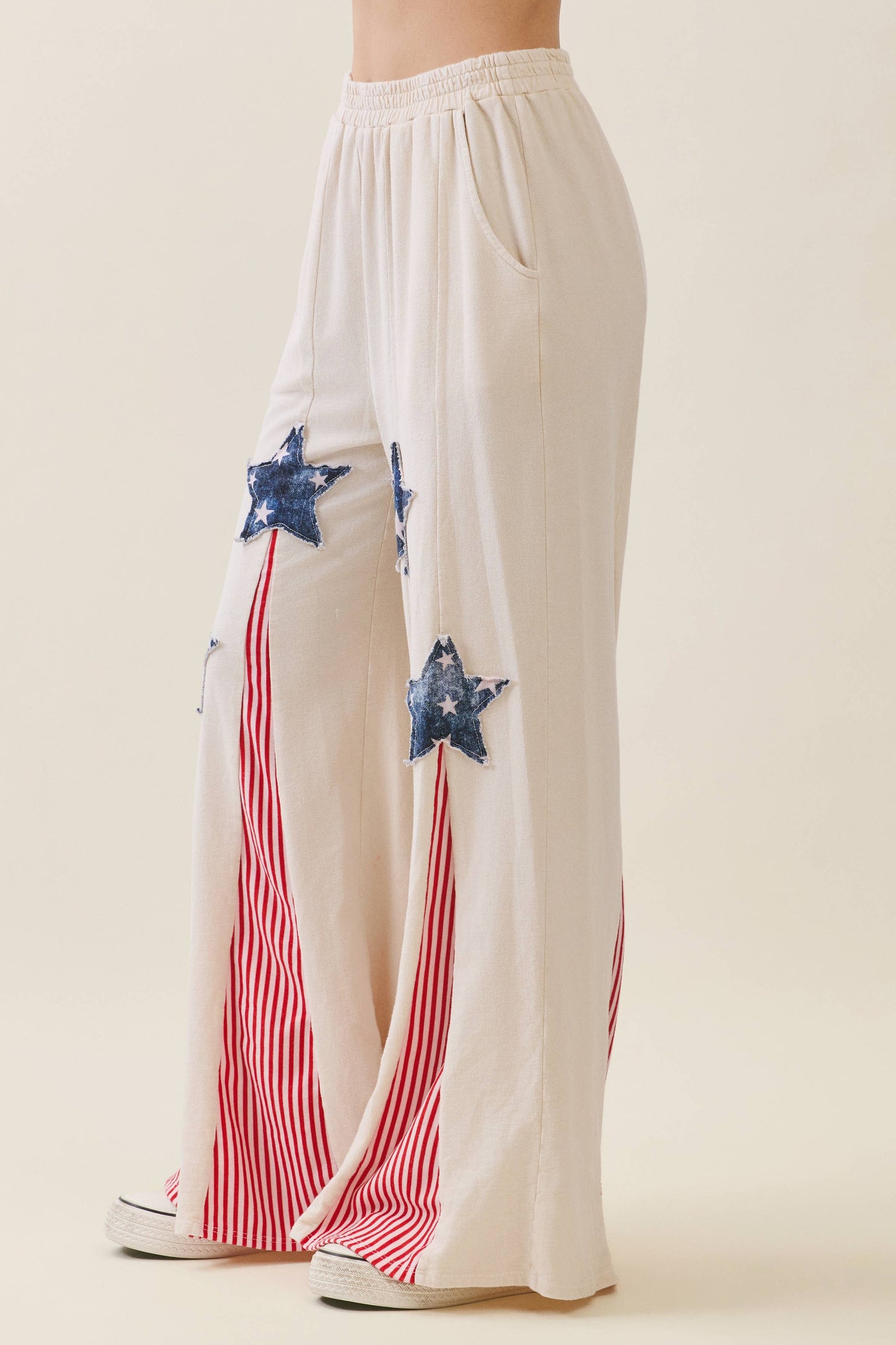 Americana Mineral Washed Flare Pants