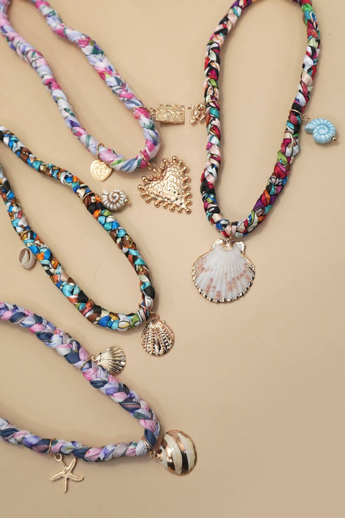 SCARF CHARM NECKLACE