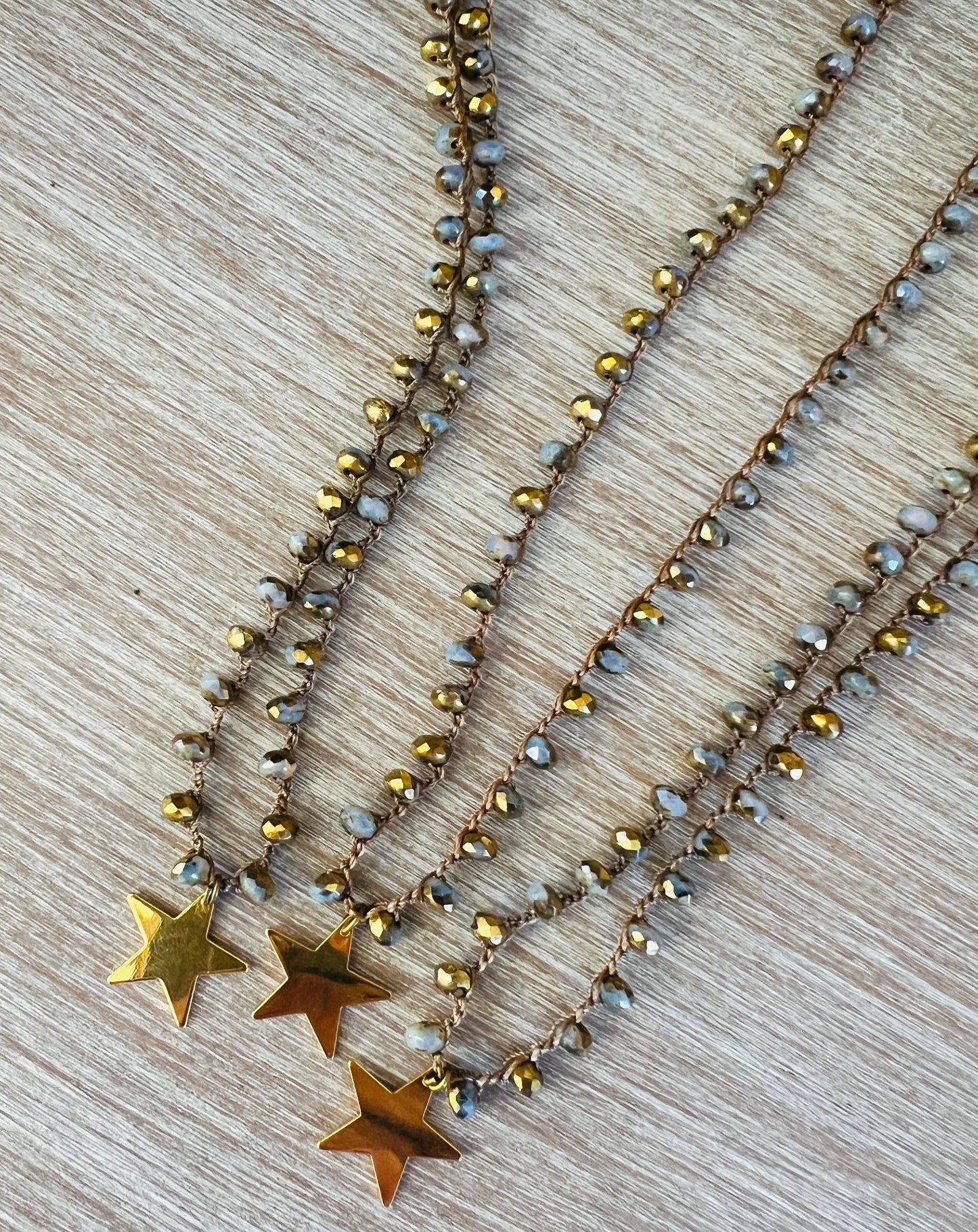 Star Shine Shimmering Crystal Friendship Necklace