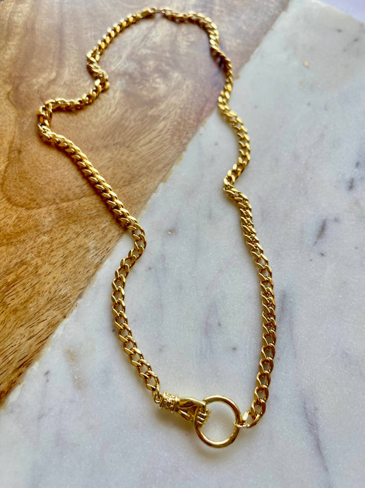 Miruna Gold Door Knocker Necklace