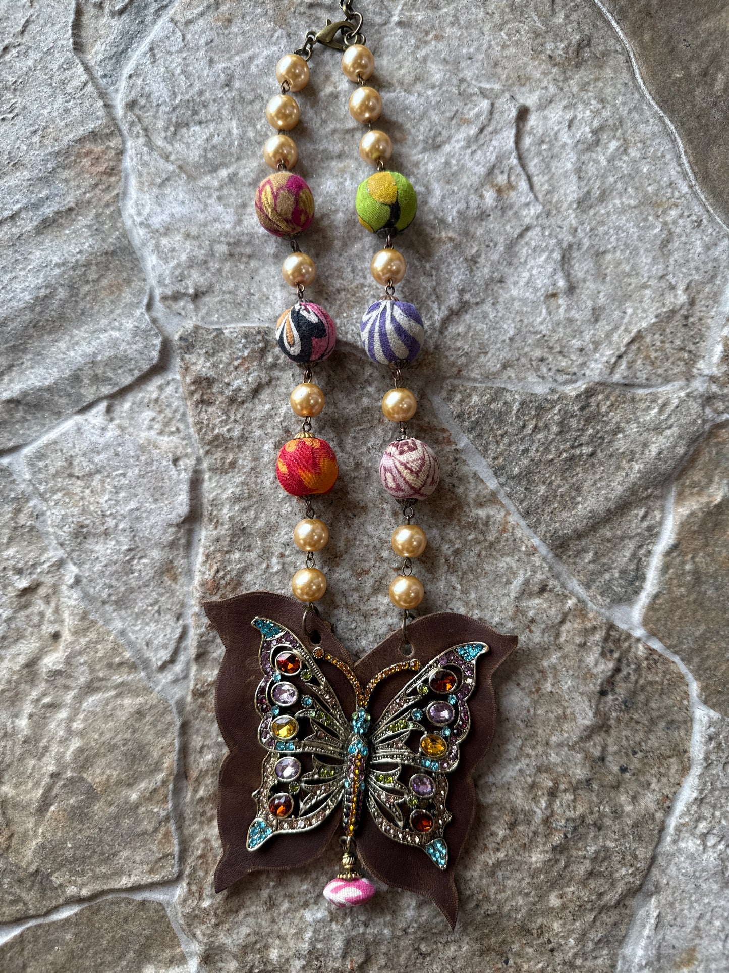 Garden Butterfly Necklace