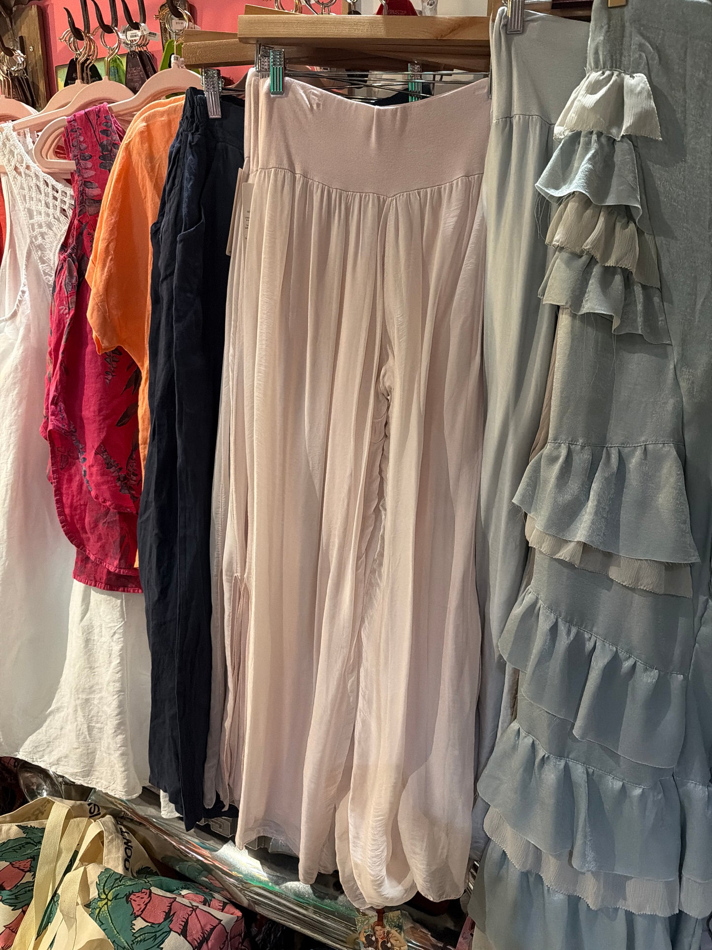 Pink Blush Silky Pants