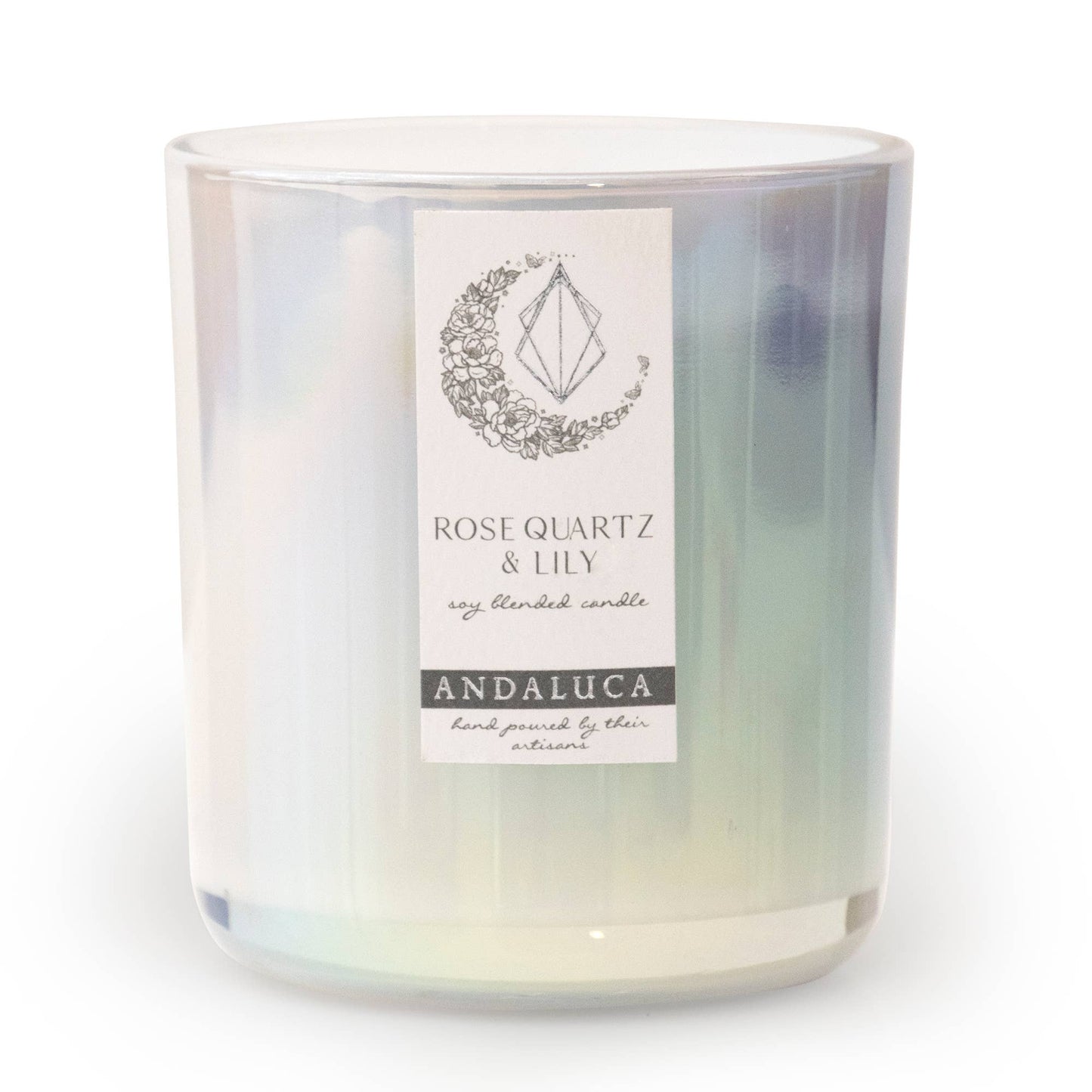 Rose Quartz & Lily 12 oz Soy Blend Candle