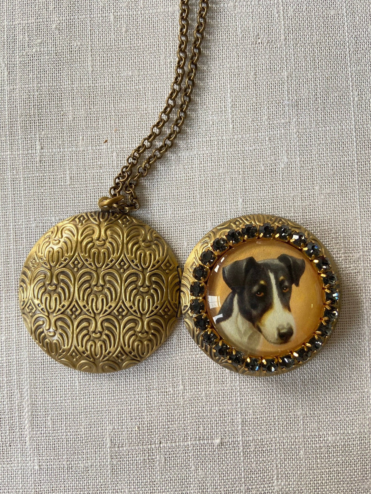 Romeo the Terrier Locket Necklace