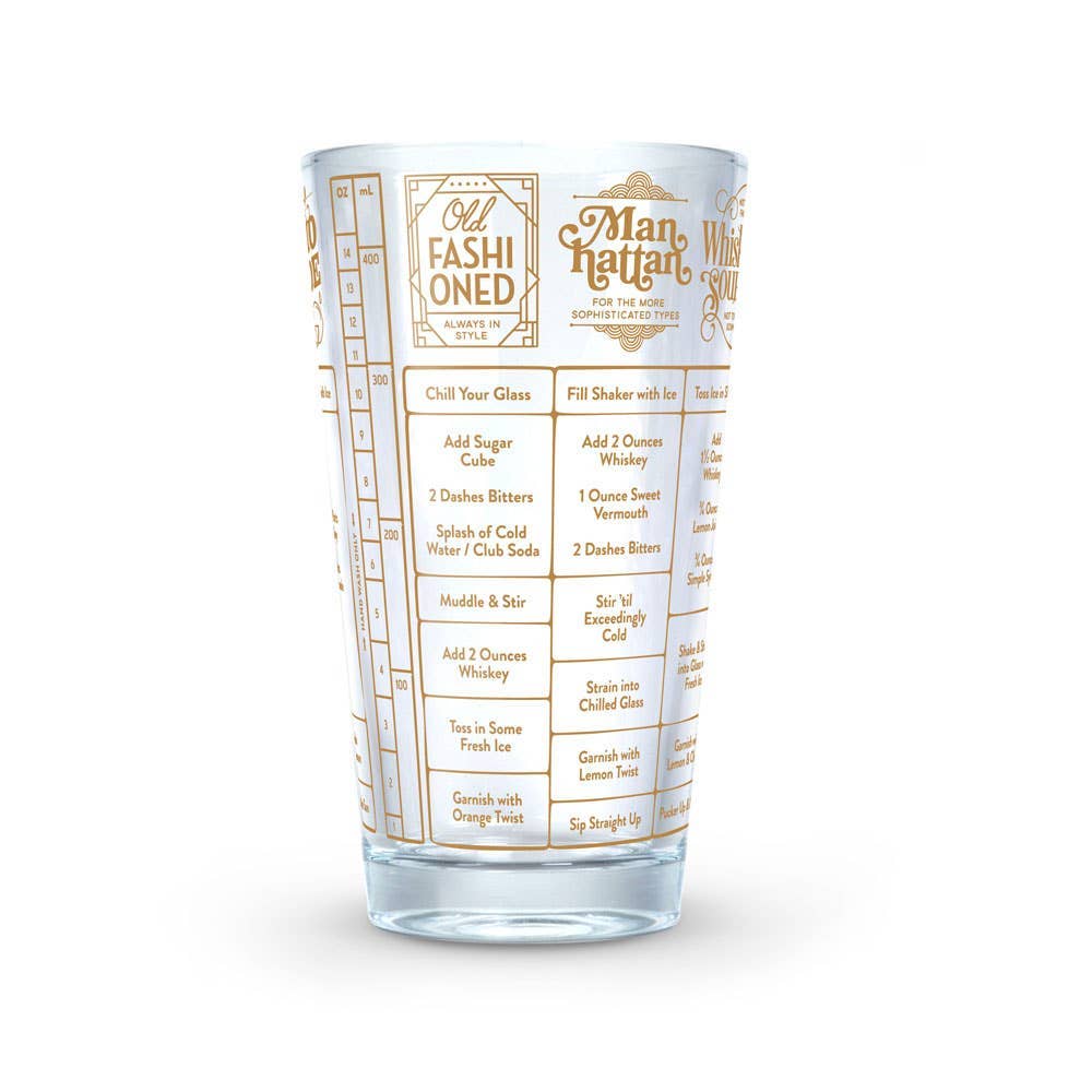 Whiskey Good Measure Recipe Glass