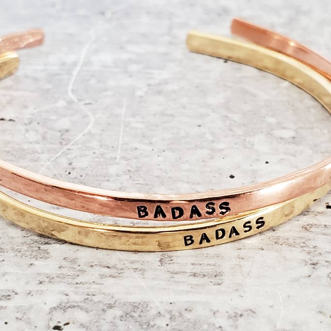 BADASS Skinny Adjustable Cuff Bracelet