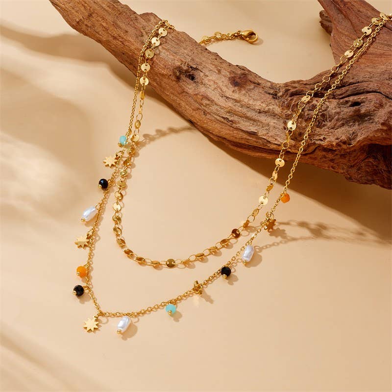 18K SEEDBEAD NECKLACE