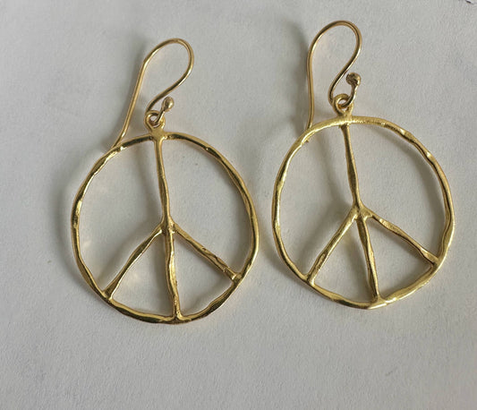Peace Earrings | Love Peace Symbol