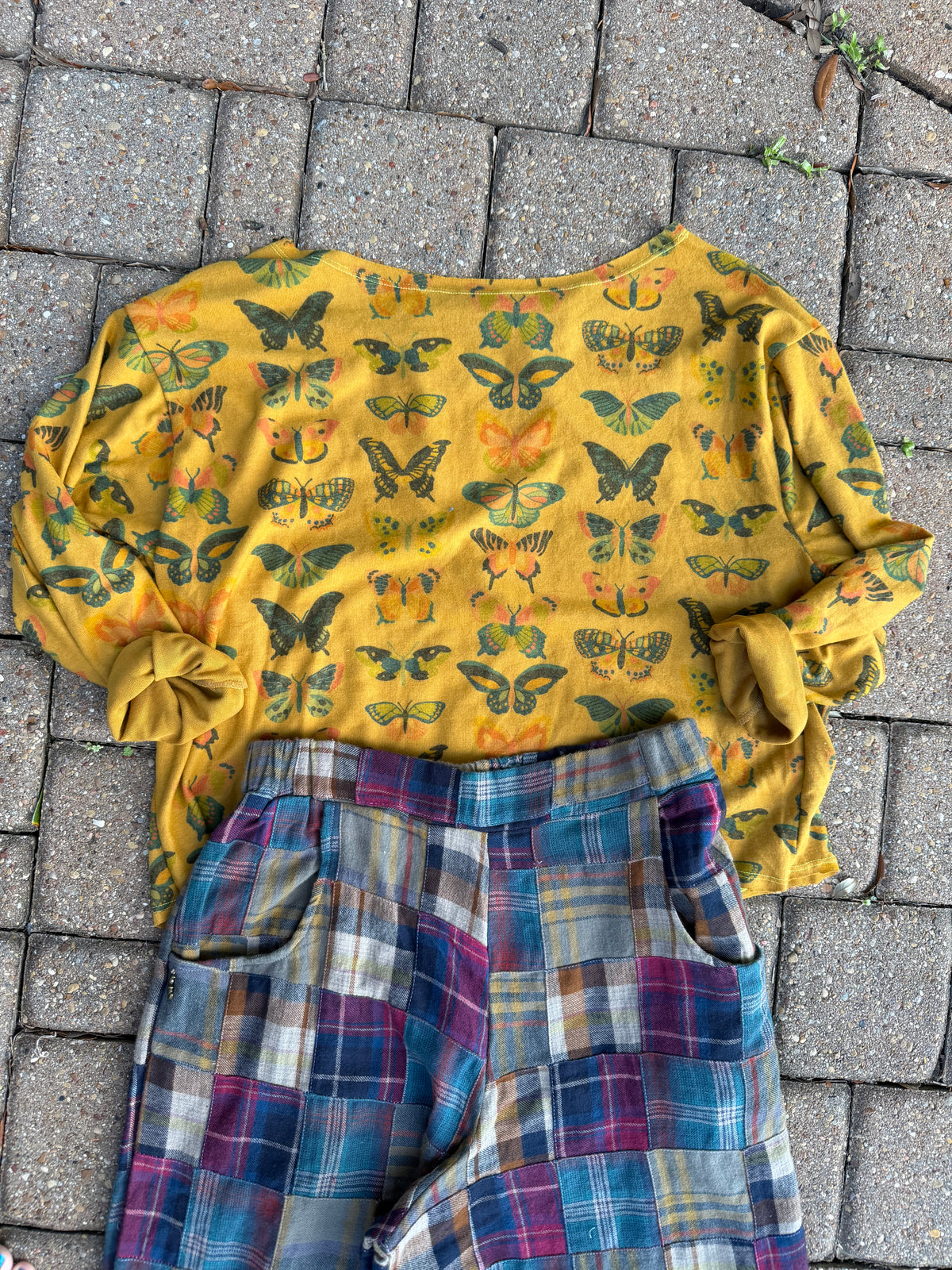 Gold Butterfly Sweatshirt