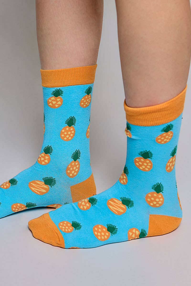 Playful Prints Colorful Novelty Crew Soft Socks
