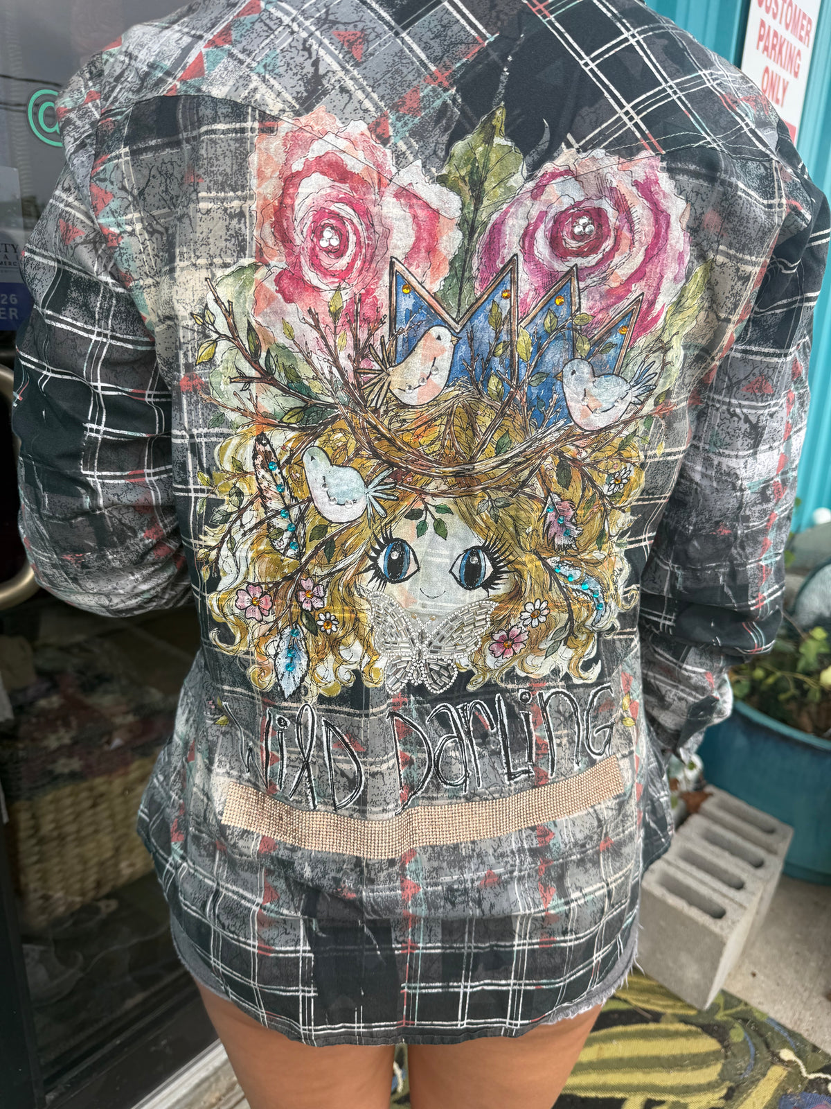 Black & White Wild Darling Fairy Jacket
