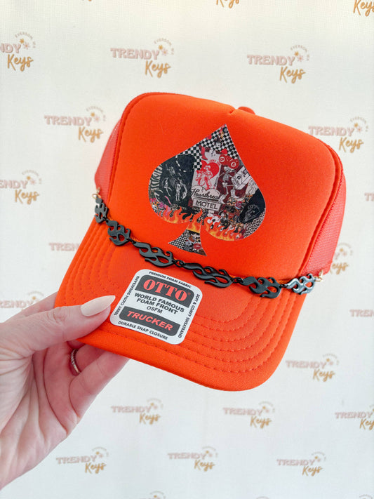 Edgy Spade Trucker Hat