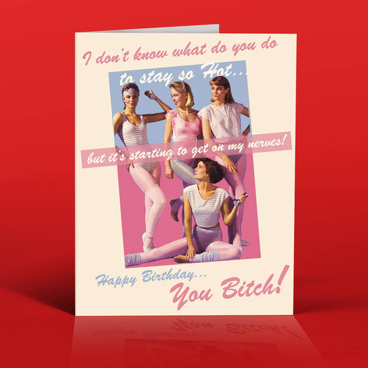 80's WORKOUT | birthday card