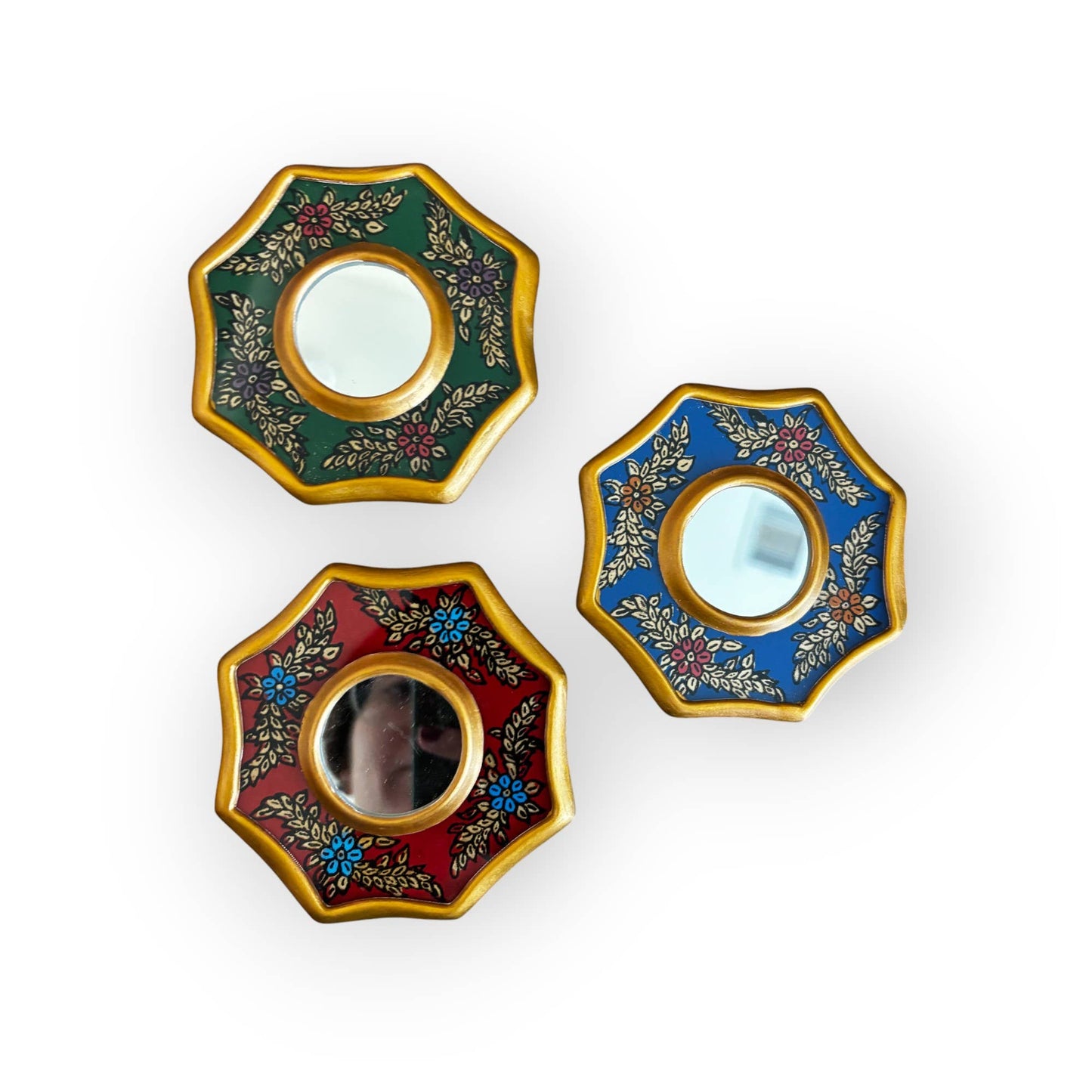 Handmade Decorative Peruvian Mirrors 3"
