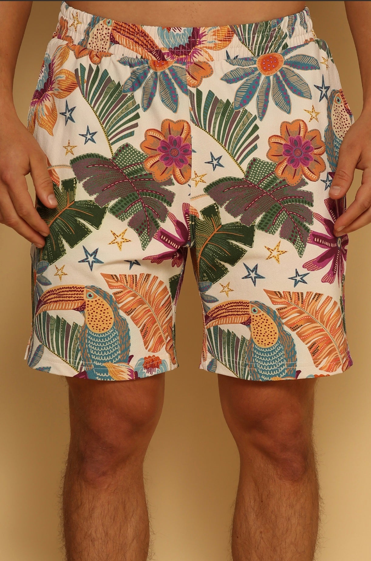 Toucan Me Crazy Volley Swim Trunk BoardShorts