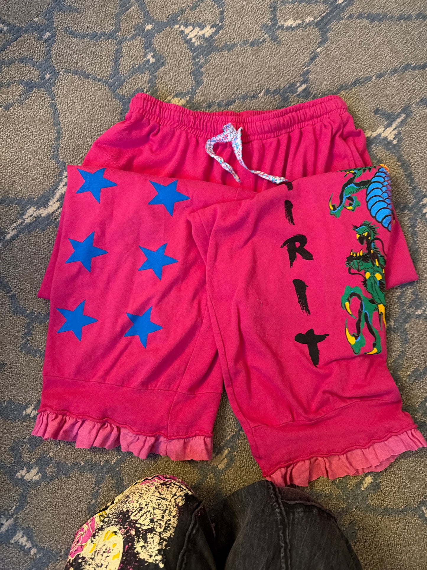 Pink Star Dragon Sweatpants