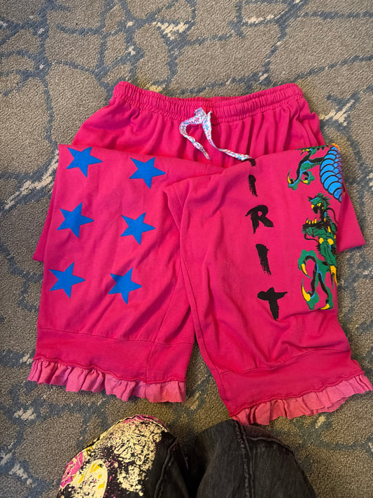 Pink Star Dragon Sweatpants