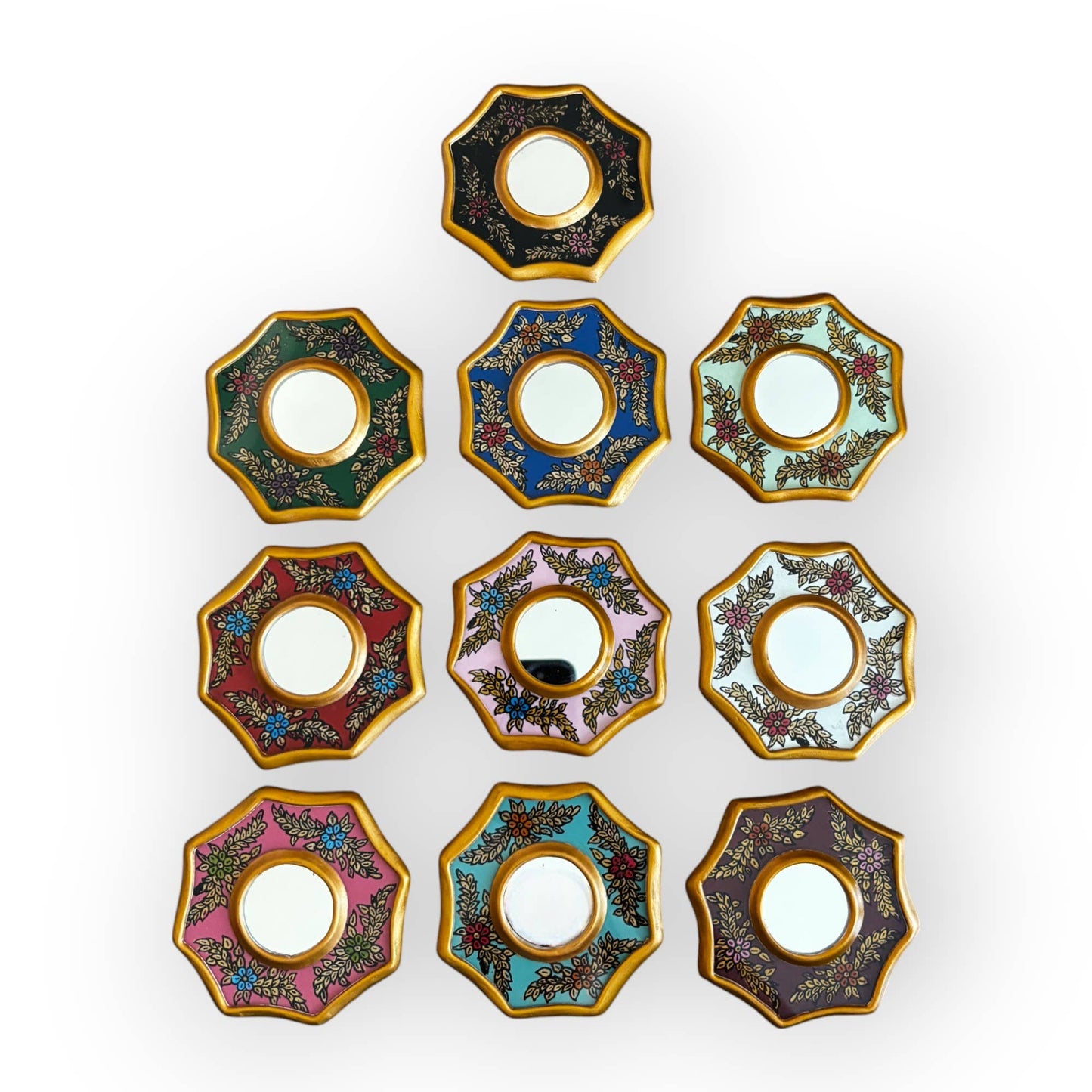 Handmade Decorative Peruvian Mirrors 3"