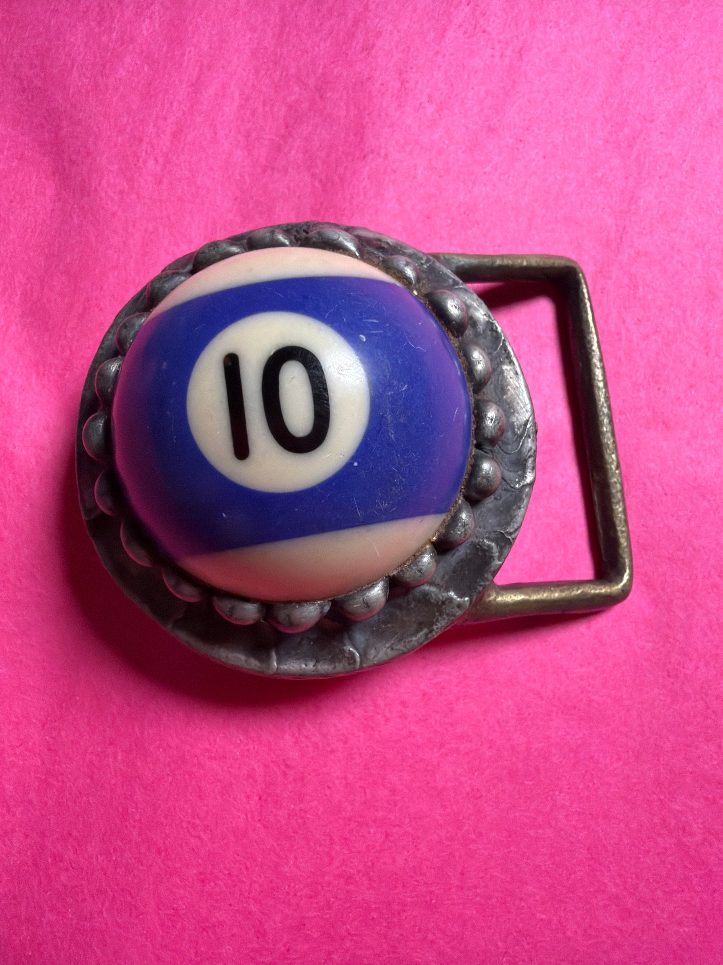 10 ball belt buckle