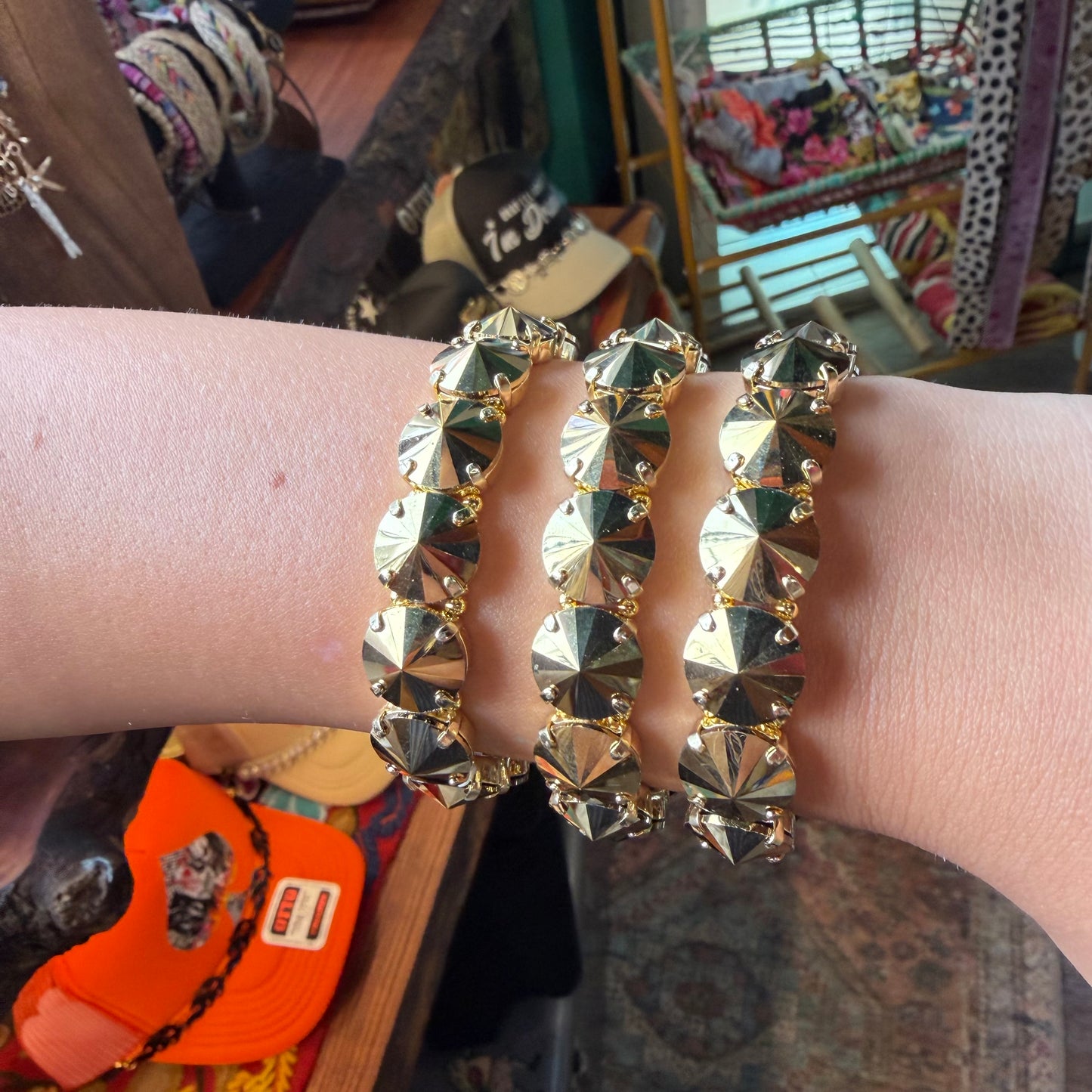 Gold Stretch Bracelet