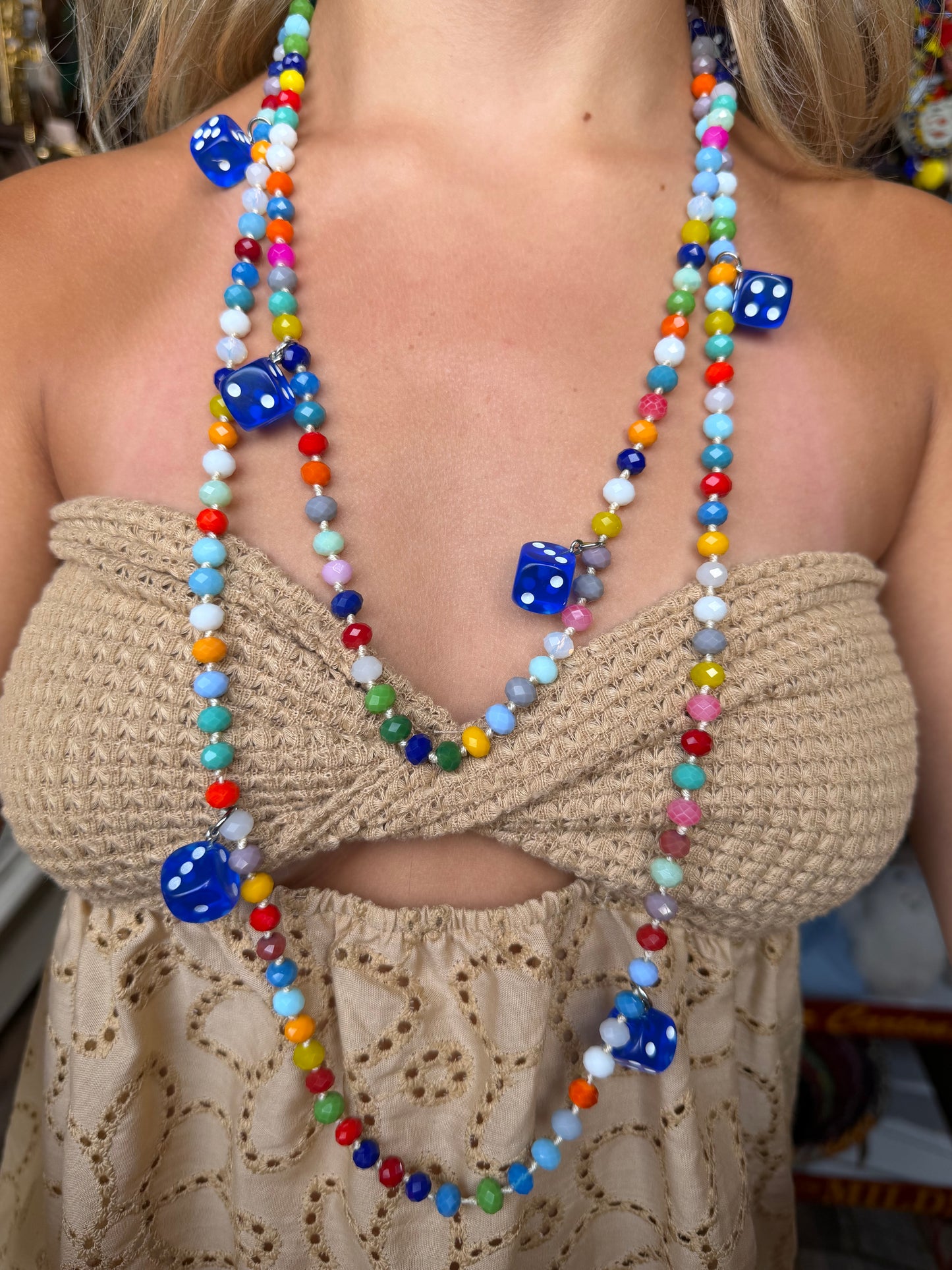 Loaded Dice Necklace