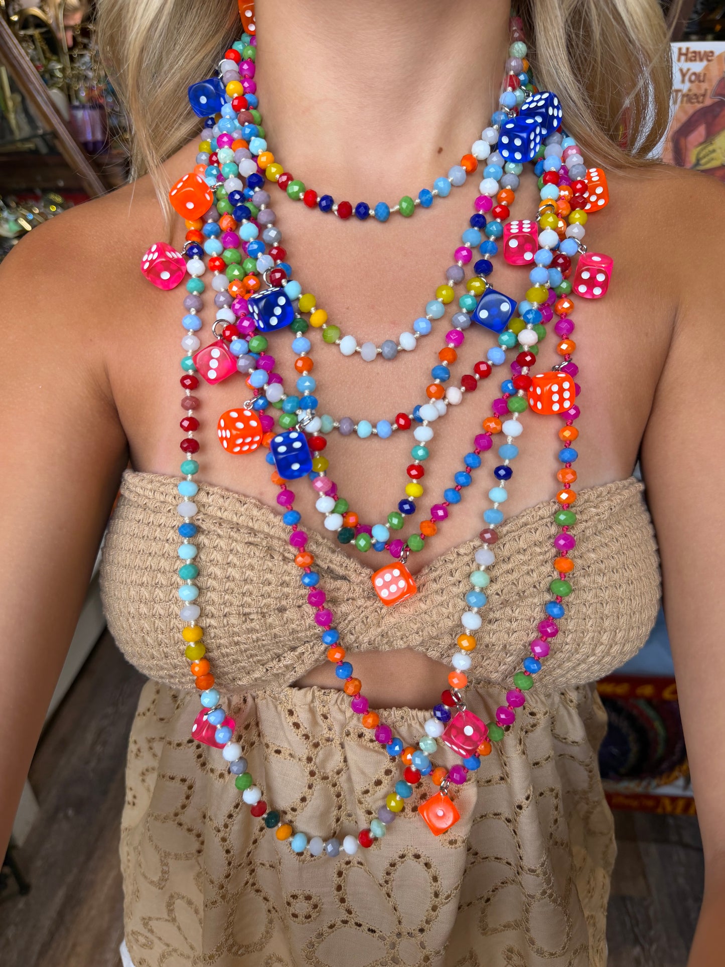 Loaded Dice Necklace