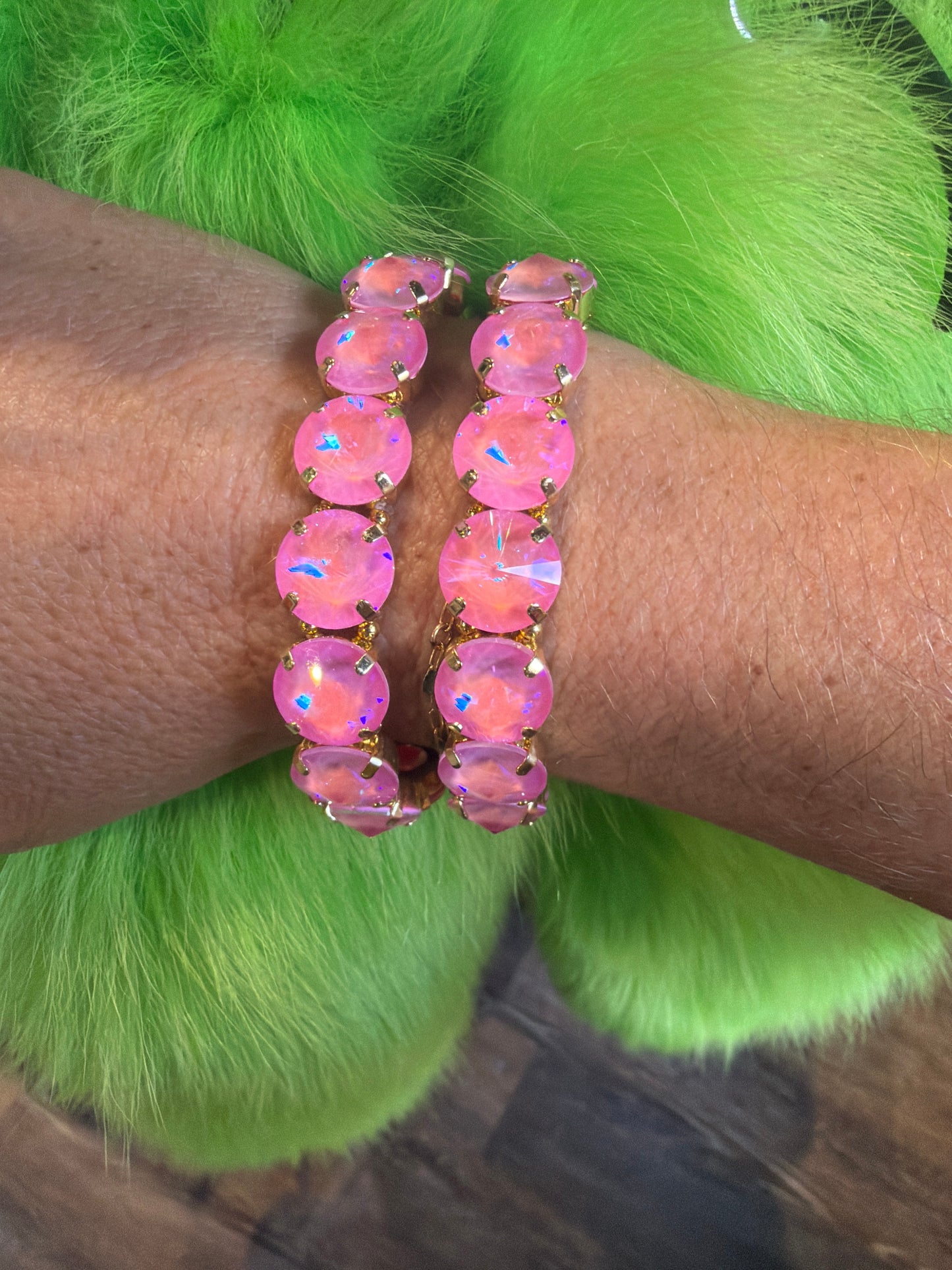 Pink Flamingo Stretch Bracelet
