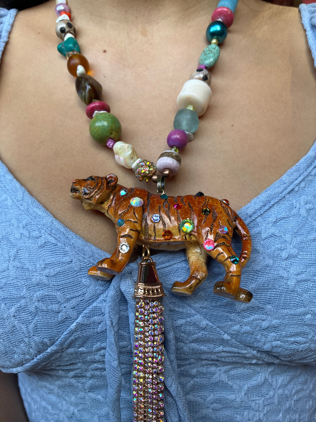 Jewel Tiger Necklace