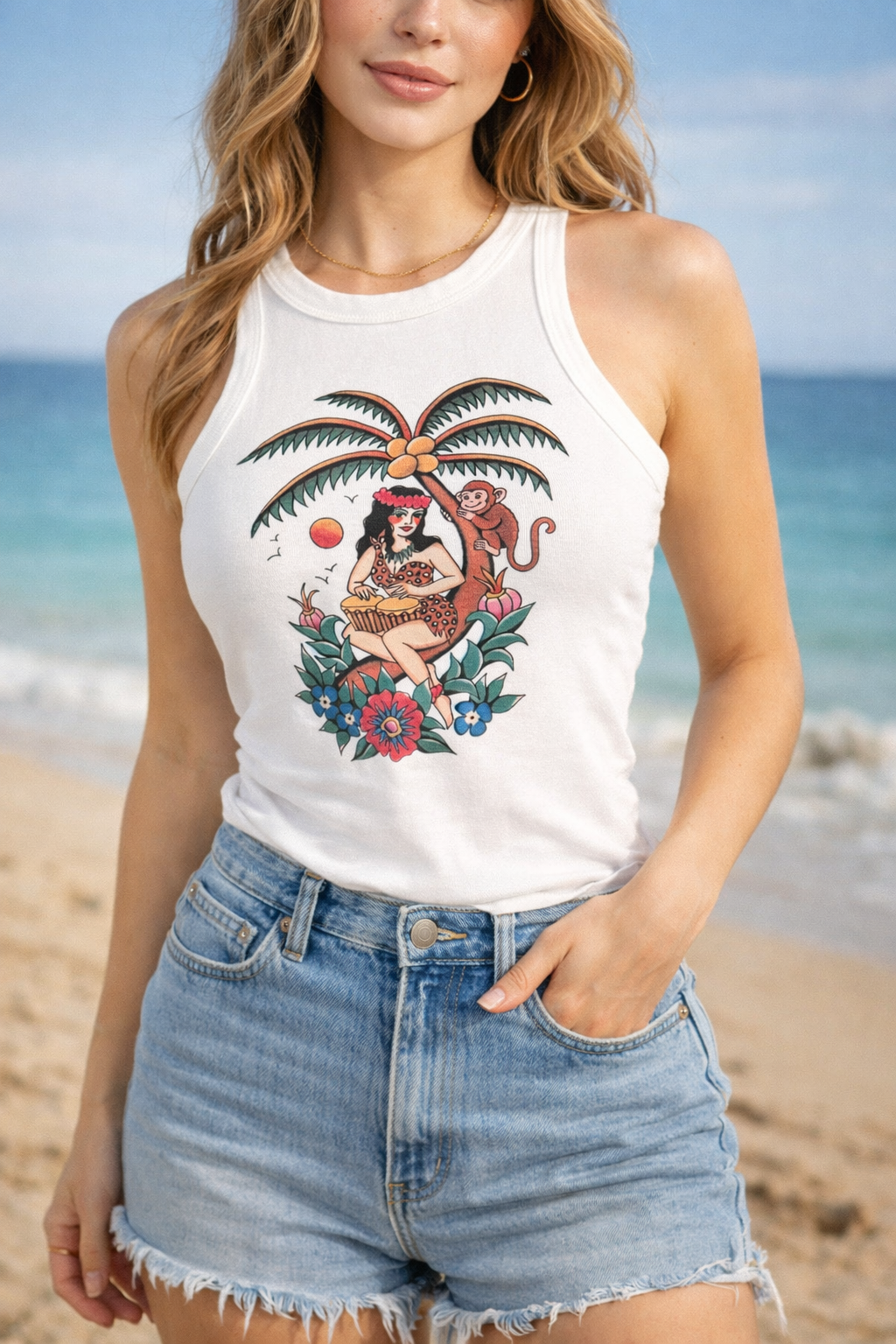 Bongo Baby Tank in Natural