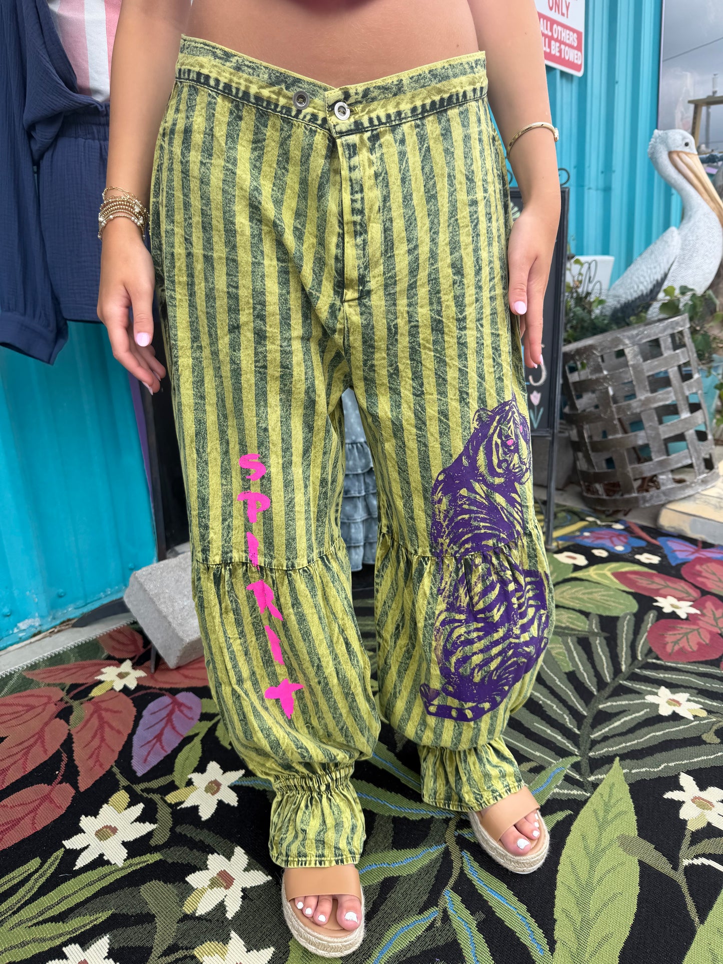 STRIPED SPIRIT TIGER PANTS