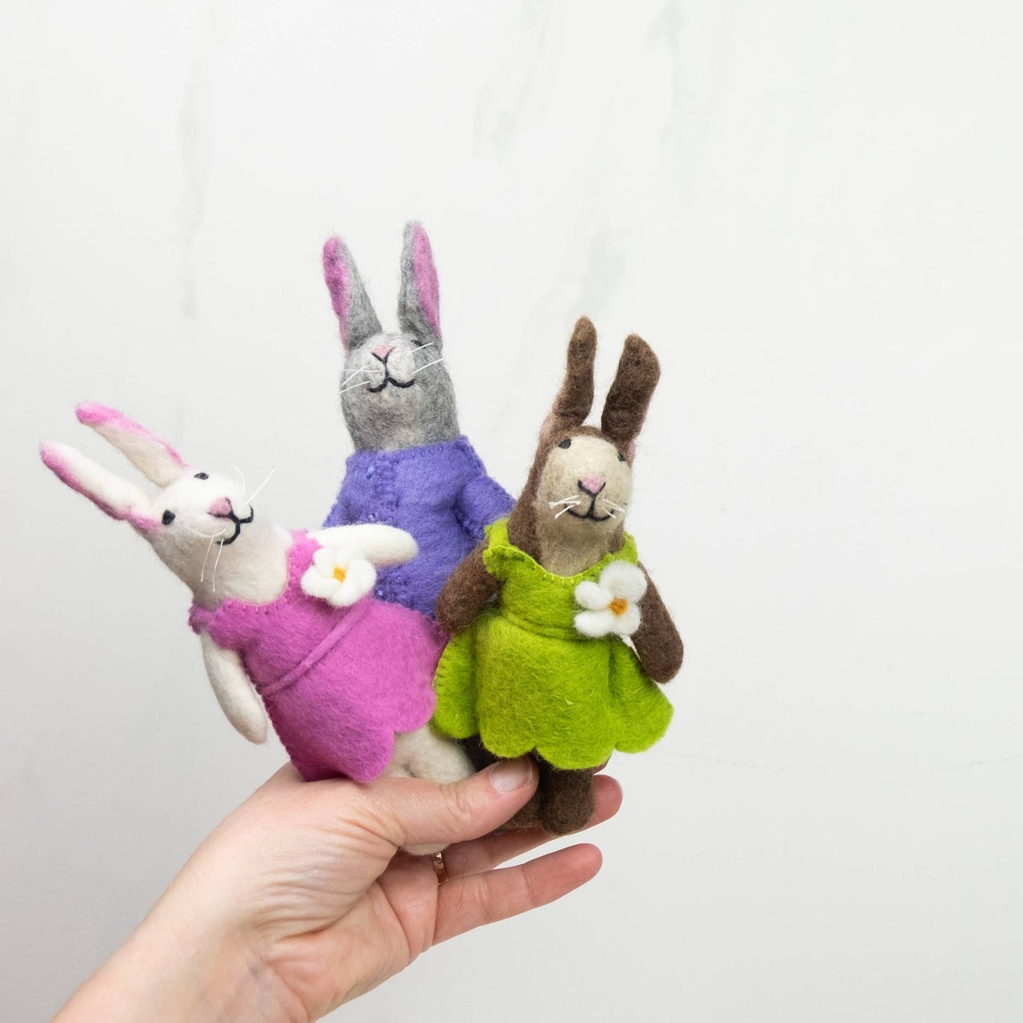 Felt Easter Bunny Dolls