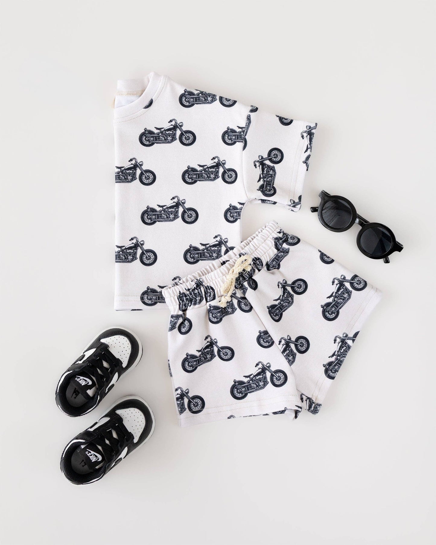 Baby & Kids Shorts Set | Born to Ride