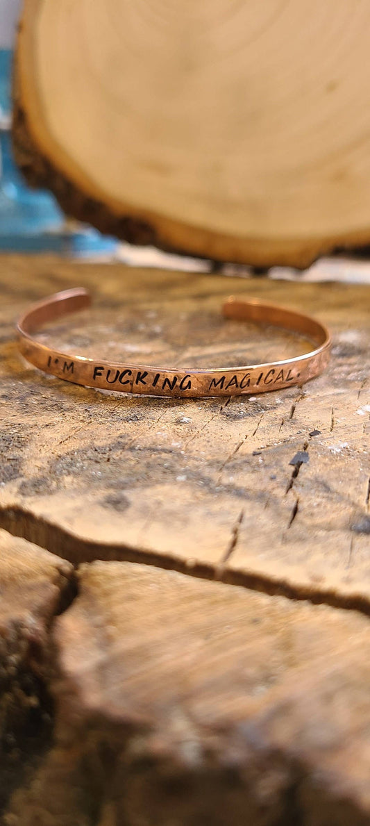 I'm Fucking Magical - Copper  Bracelet