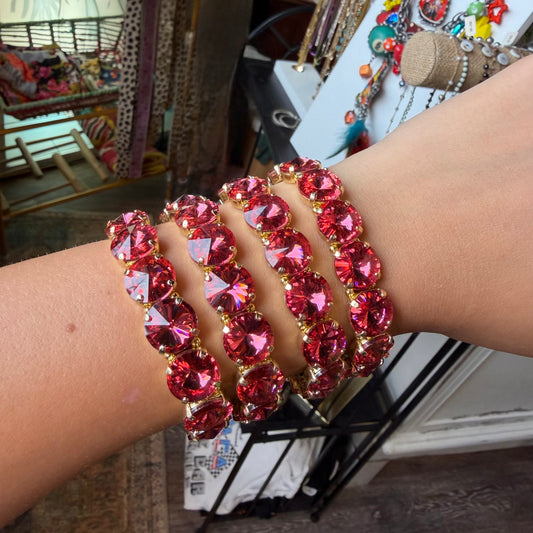 Pink Stretch Bracelet