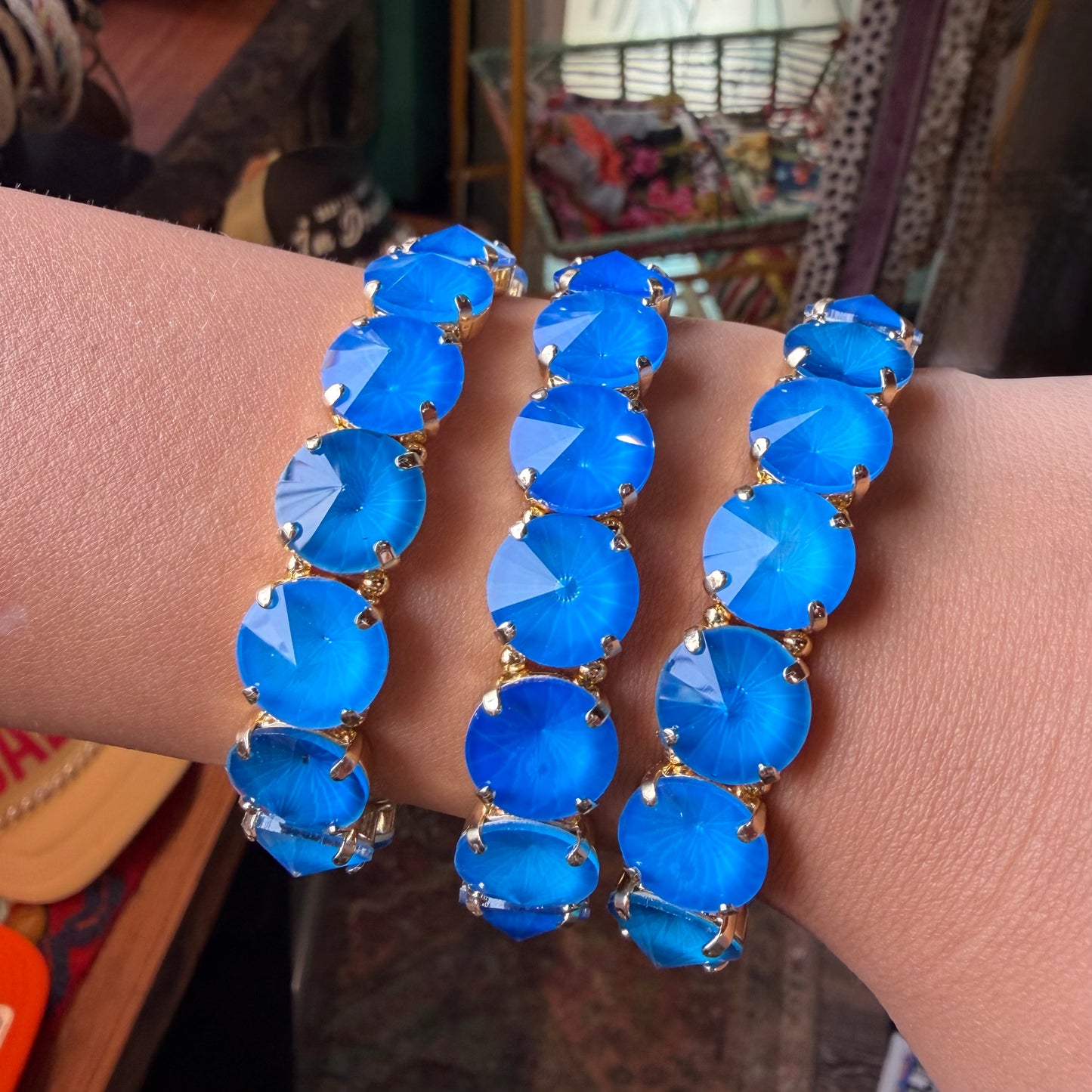 Blue Sunlight Stretch Bracelet