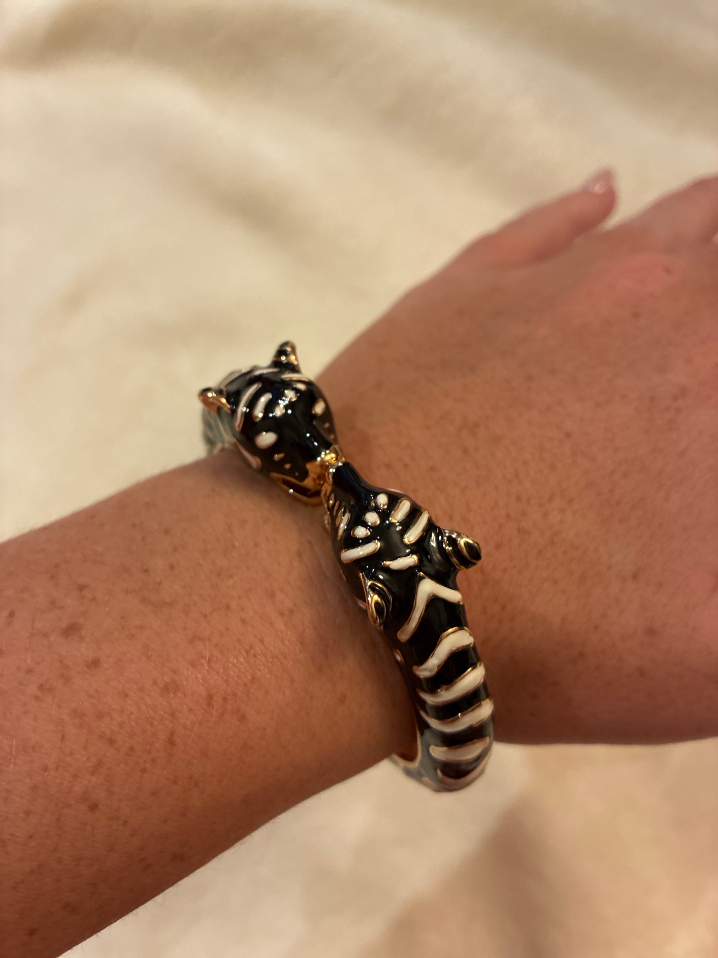 Black And White Tiger Bracelet
