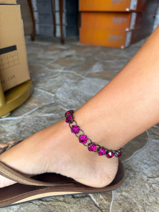 Dark Rose Anklet