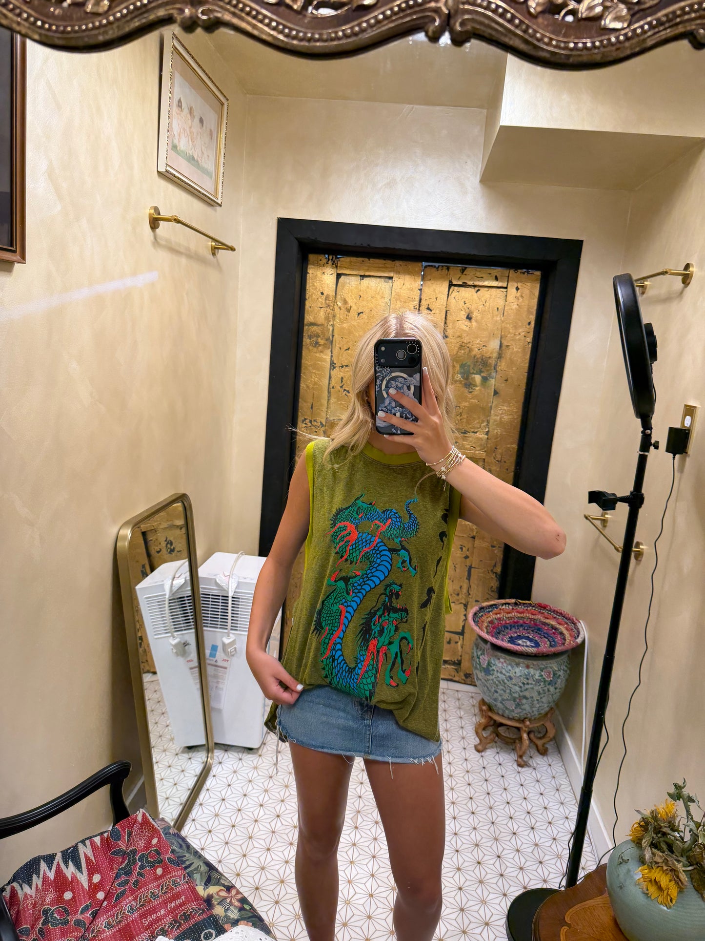 Tiger & Dragon Tunic Tank