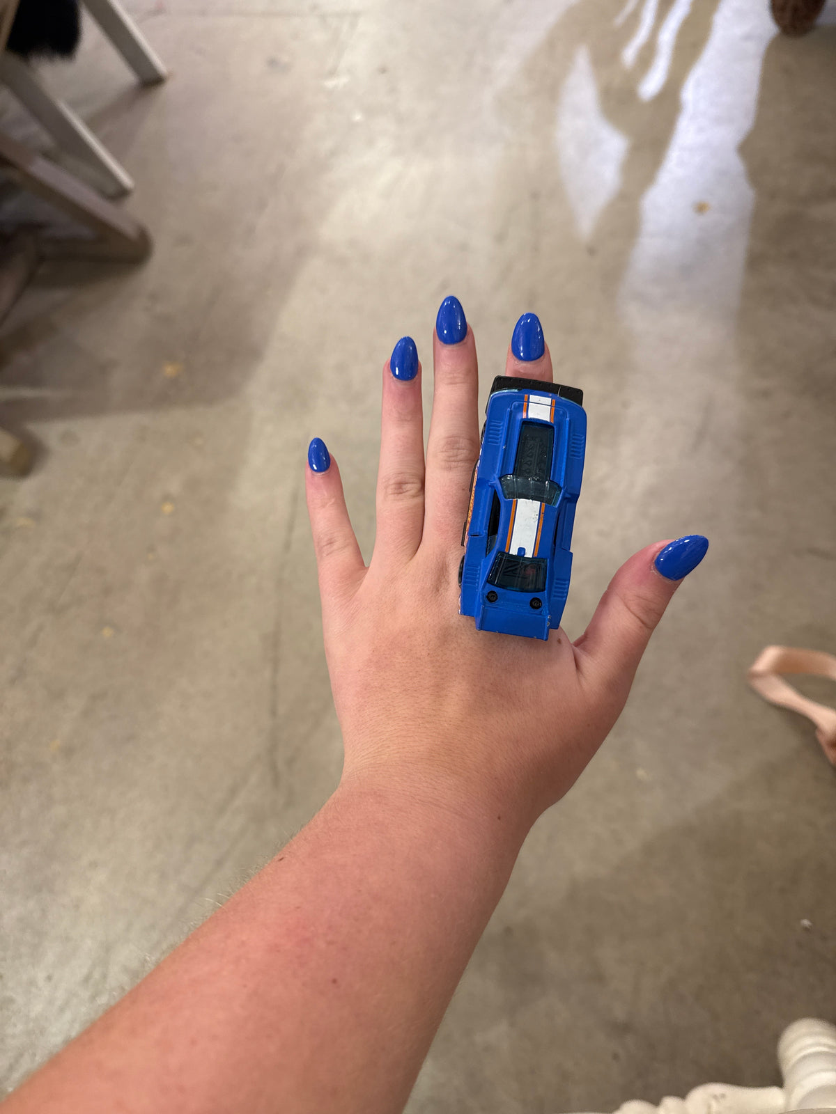 Blue Race Car Ring