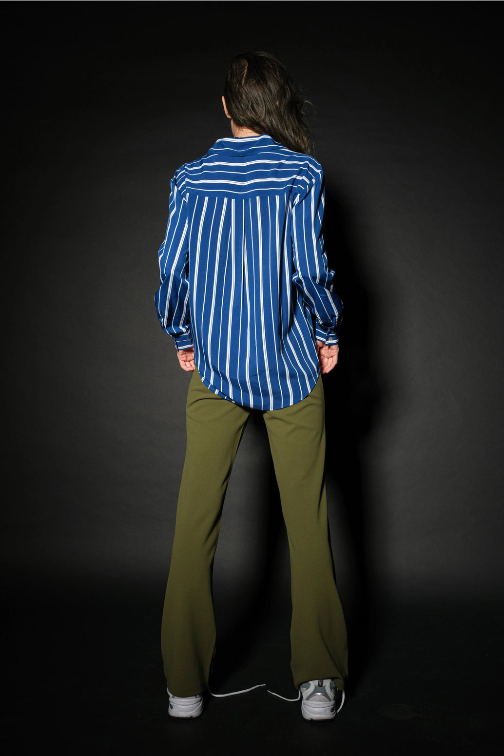 Blue Stripe Button Down Shirt