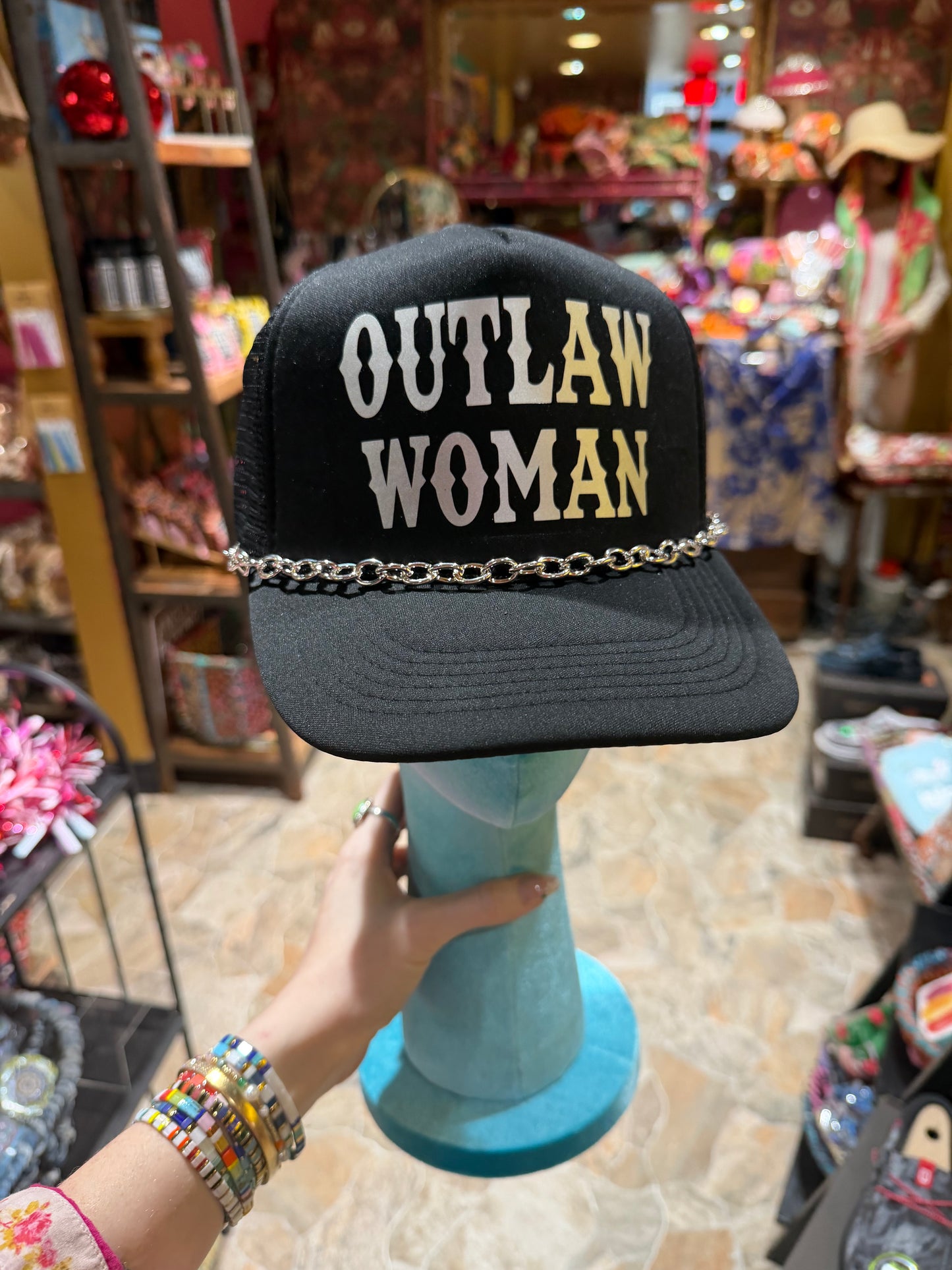 Outlaw Woman Trucker Cap