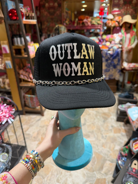 Outlaw Woman Trucker Cap