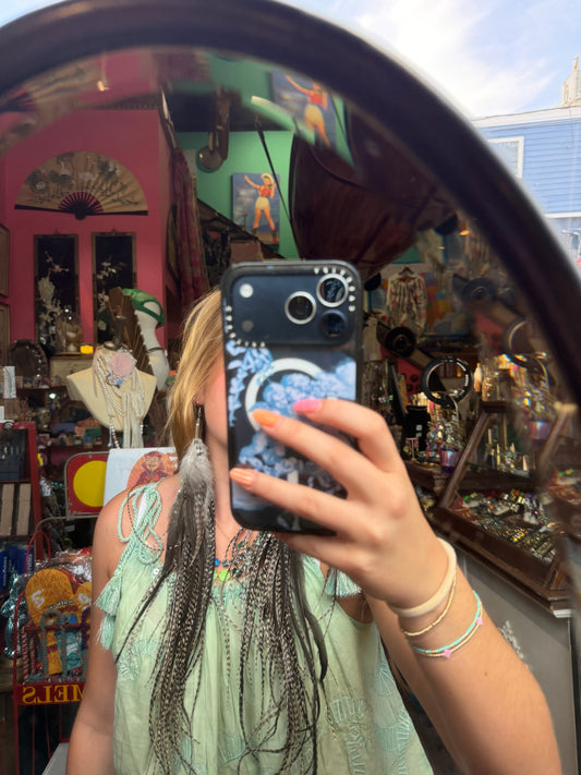 Long Feather Earrings