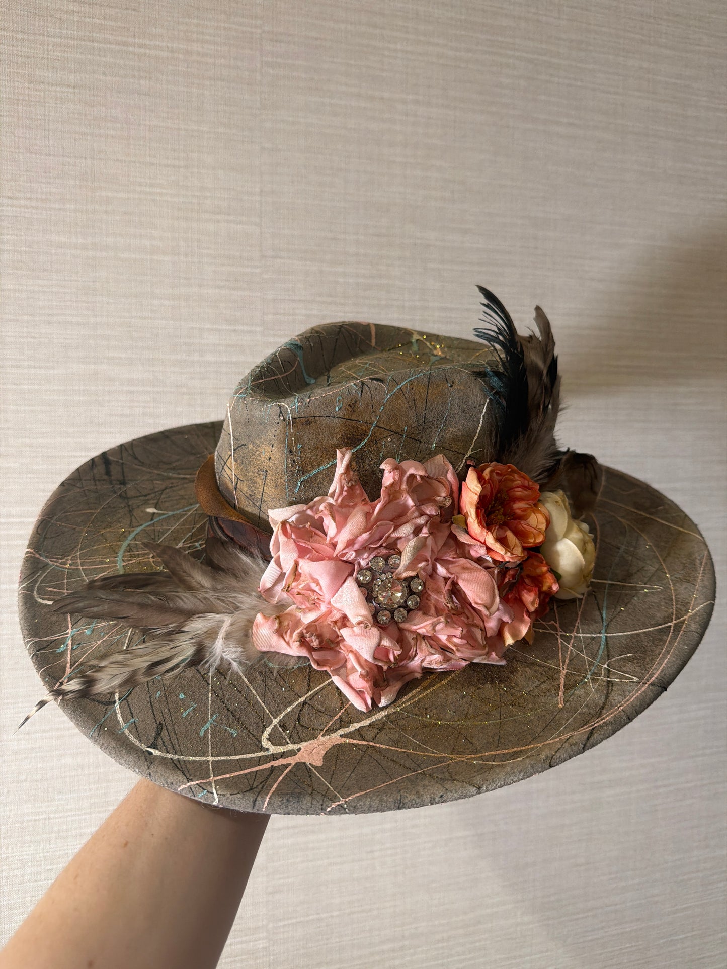 Grey Cowgirl Hat