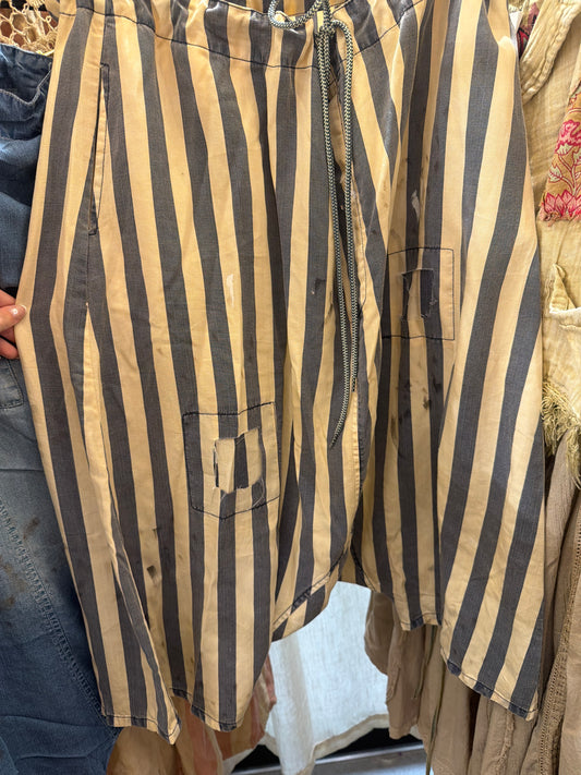 Chambray Stripe Earthsong Harem Pants