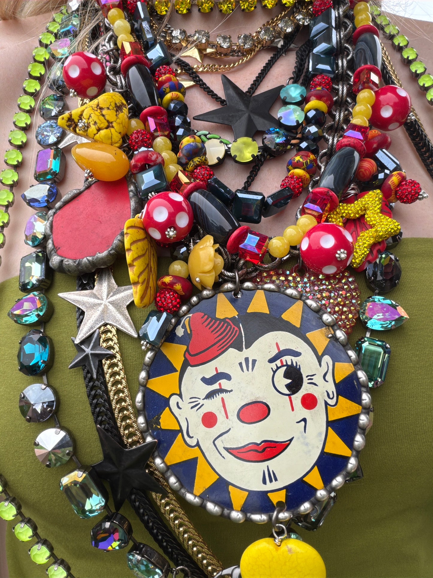Blinky the Clown Necklace