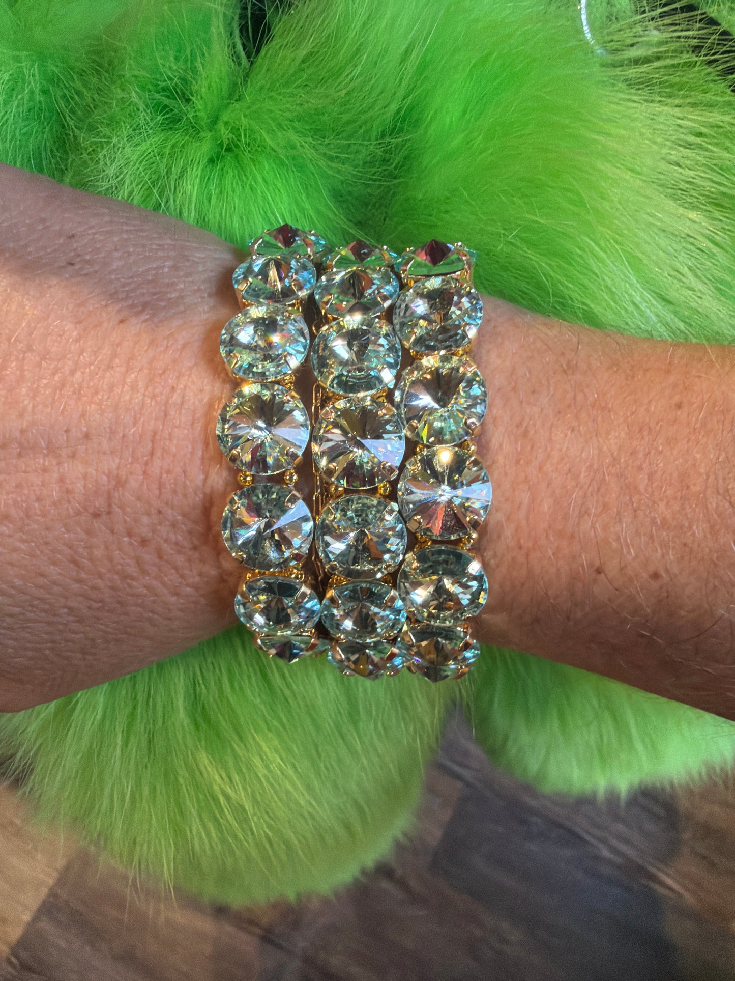 Mint Surprise Stretch Bracelet