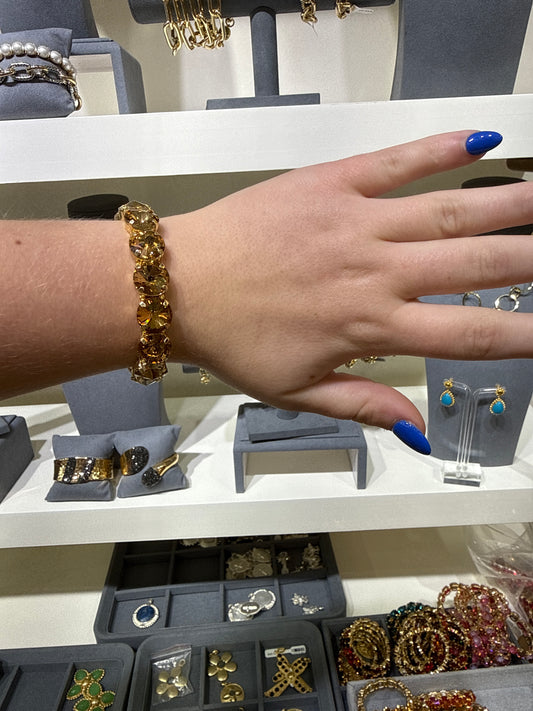 Gold Stretch Bracelet