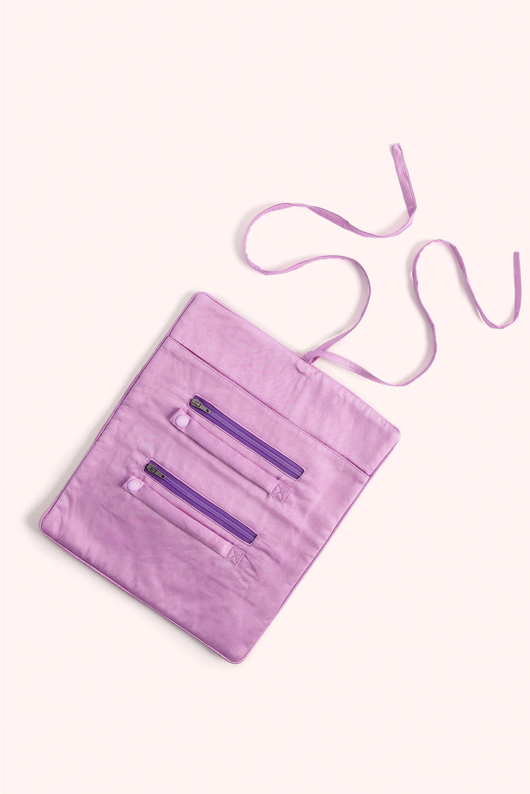 Iris Velvet and Silk Jewelry Roll