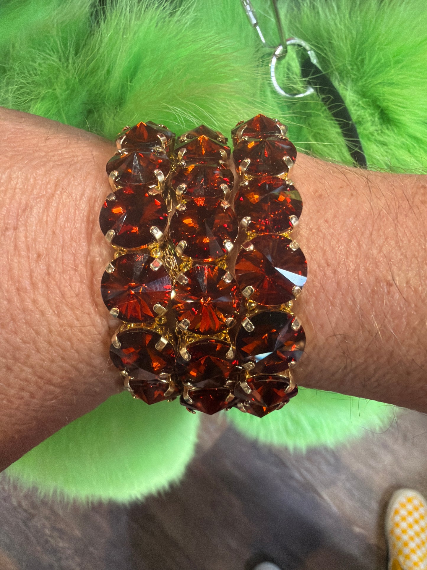 Brown Honey Stretch Bracelet